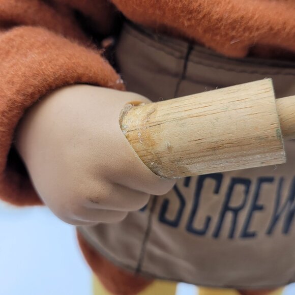 VTG 1990 Telco 21" Christmas Animated Motion-ettes Toy Maker Hammer Elf WORKS! - Picture 11 of 14